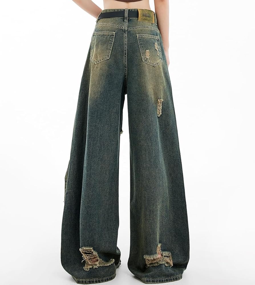 Amazon.com: kakarin choyx Fashion Low Rise Straight Leg